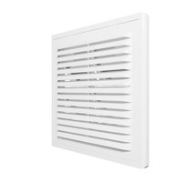 Решетка вентиляционная RBV обратный клапан разъемная 150х150 пластик ERA