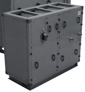 Приточно-вытяжная установка с пластинчатым рекуператором RWN-RP-2500(50c)-ЕС-НЕ15-Vertical(N)