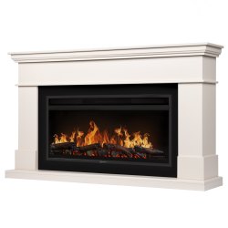 Каминокомплект: Очаг Electrolux EFP/P-4220LS, портал California 42/40/36, молочный