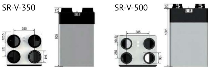 Приточно-вытяжная установка Supervent SR-V-500