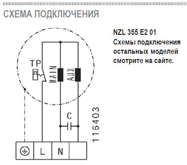 NZL-125 E2M 01 вентилятор канальный — Схемы монтажа
